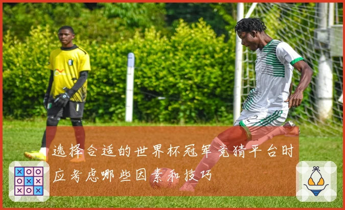选择合适的世界杯冠军竞猜平台时应考虑哪些因素和技巧